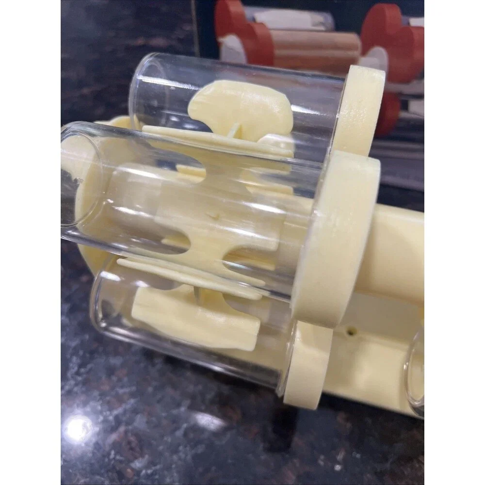 Hard to Find | Space Saving Rotating Spice Rack | Yellow | Vintage